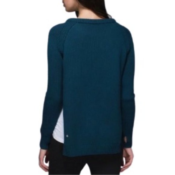 Lululemon Yin To You Sweater Alberta Lake Blue - Picture 2 of 6
